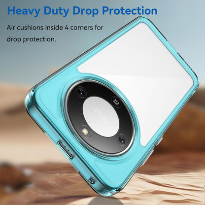 Honor X70 5G Acrylic Hybrid TPU Protective Phone Case, Colourful Series Shockproof Cover
