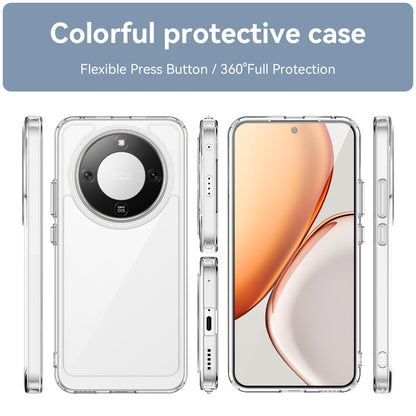 Honor X70 5G Acrylic Hybrid TPU Protective Phone Case, Colourful Series Shockproof Cover
