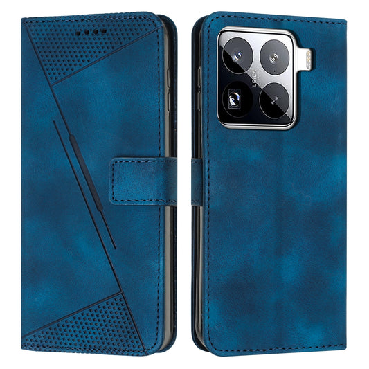 Xiaomi 15 Pro Dream Triangle Leather Wallet Phone Case with Lanyard, Card Slot, Cash Compartment, Foldable Kickstand, Shockproof PU TPU Protective Cover