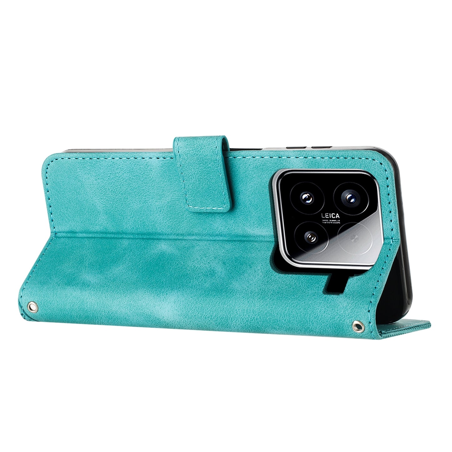 Xiaomi 15 Dream Triangle Leather Wallet Phone Case with Lanyard, Card Slot, Cash Compartment, Foldable Kickstand, Shockproof PU TPU Protective Cover