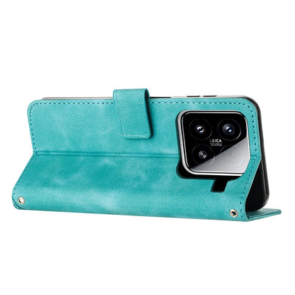 Xiaomi 15 Dream Triangle Leather Wallet Phone Case with Lanyard, Card Slot, Cash Compartment, Foldable Kickstand, Shockproof PU TPU Protective Cover