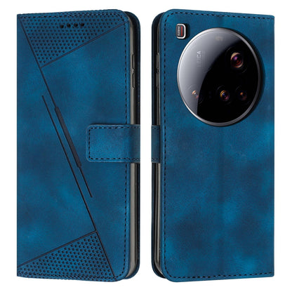 Xiaomi 15 Ultra Dream Triangle Leather Wallet Phone Case with Lanyard, Card Slot, Cash Compartment, Foldable Kickstand, Shockproof PU TPU Protective Cover
