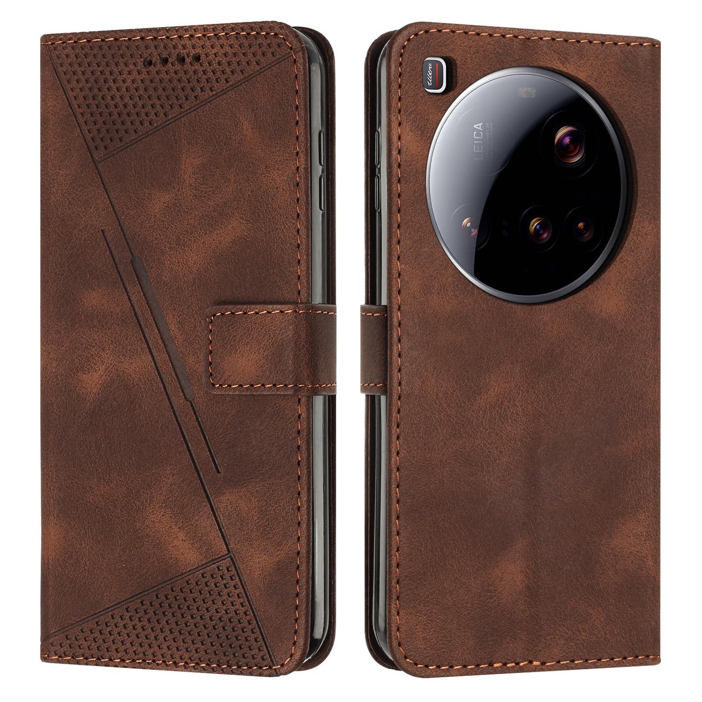 Xiaomi 15 Ultra Dream Triangle Leather Wallet Phone Case with Lanyard, Card Slot, Cash Compartment, Foldable Kickstand, Shockproof PU TPU Protective Cover