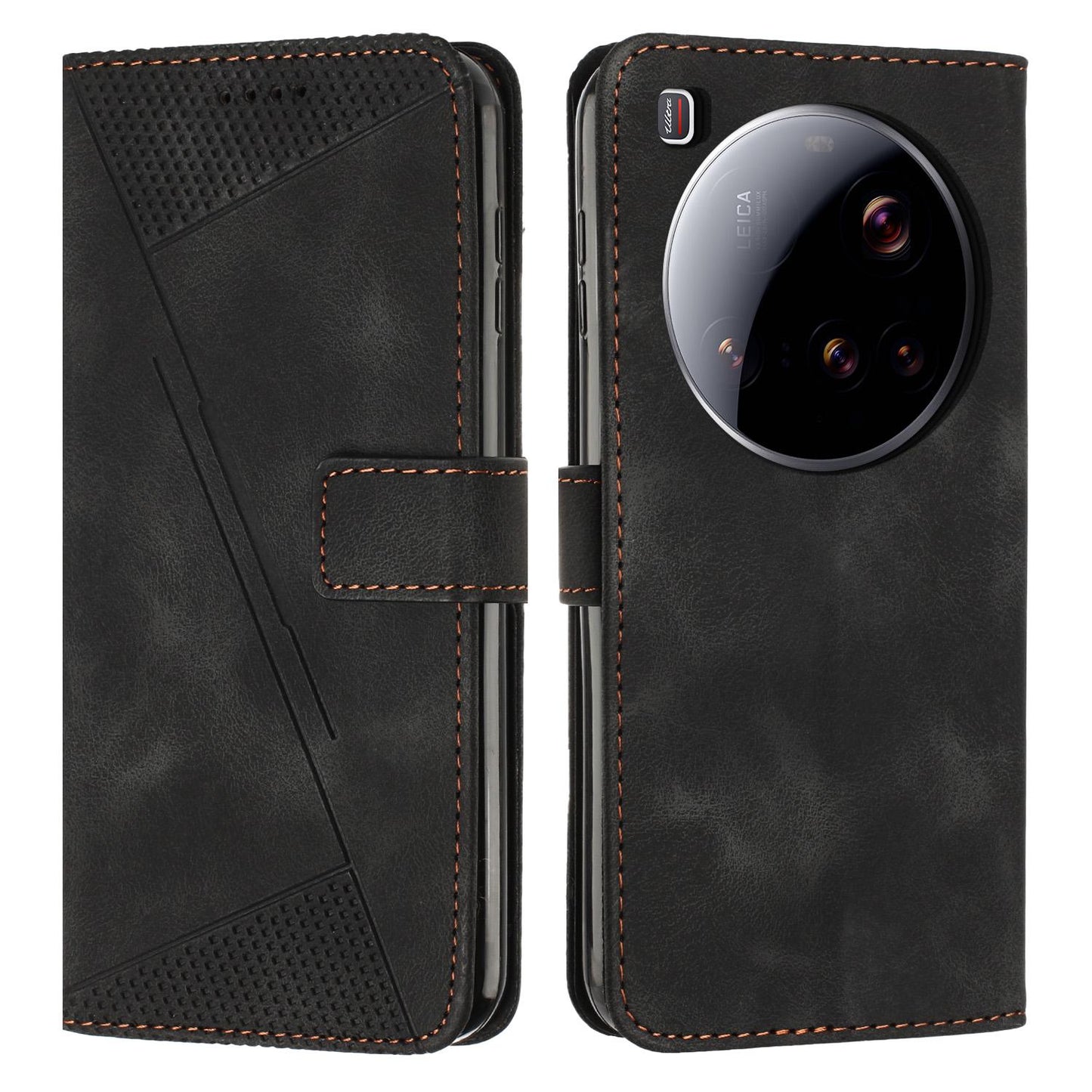 Xiaomi 15 Ultra Dream Triangle Leather Wallet Phone Case with Lanyard, Card Slot, Cash Compartment, Foldable Kickstand, Shockproof PU TPU Protective Cover