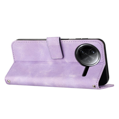 Xiaomi Poco F7 Pro Dream Triangle Leather Wallet Phone Case with Lanyard, Card Slot, Cash Compartment, Foldable Kickstand, Shockproof PU TPU Protective Cover