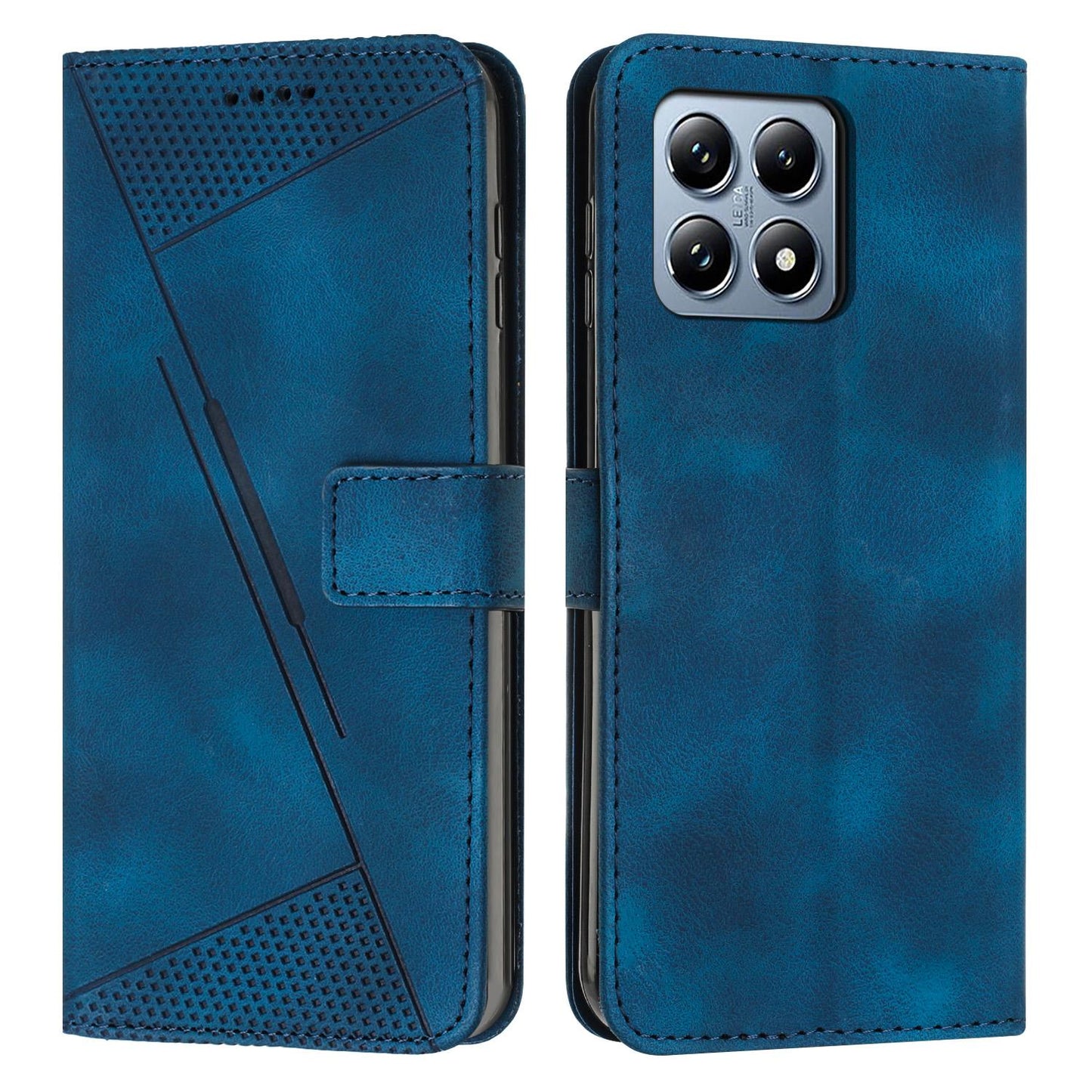 Xiaomi 15T Dream Triangle Leather Wallet Phone Case with Lanyard, Card Slot, Cash Compartment, Foldable Kickstand, Shockproof PU TPU Protective Cover