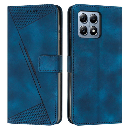 Xiaomi 15T Dream Triangle Leather Wallet Phone Case with Lanyard, Card Slot, Cash Compartment, Foldable Kickstand, Shockproof PU TPU Protective Cover