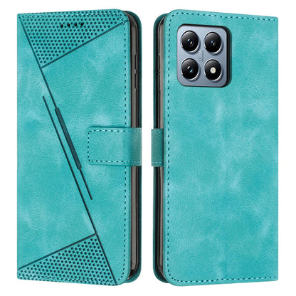 Xiaomi 15T Dream Triangle Leather Wallet Phone Case with Lanyard, Card Slot, Cash Compartment, Foldable Kickstand, Shockproof PU TPU Protective Cover