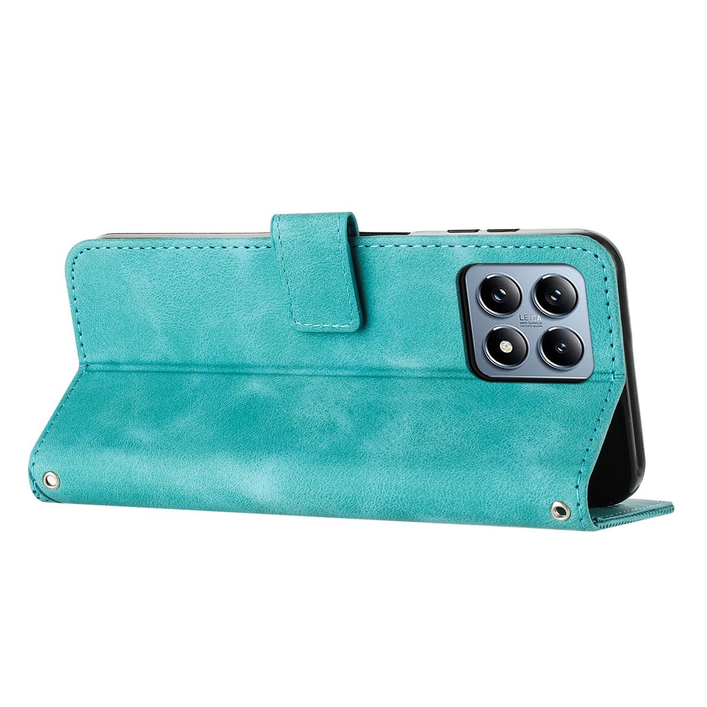 Xiaomi 15T Dream Triangle Leather Wallet Phone Case with Lanyard, Card Slot, Cash Compartment, Foldable Kickstand, Shockproof PU TPU Protective Cover