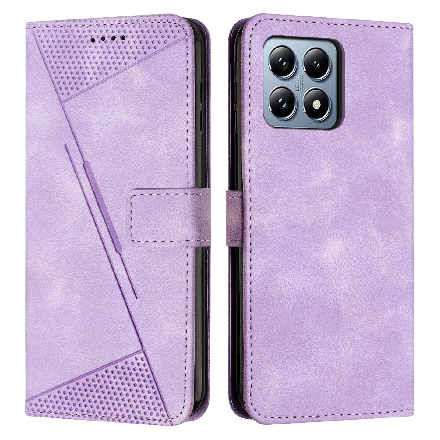 Xiaomi 15T Dream Triangle Leather Wallet Phone Case with Lanyard, Card Slot, Cash Compartment, Foldable Kickstand, Shockproof PU TPU Protective Cover