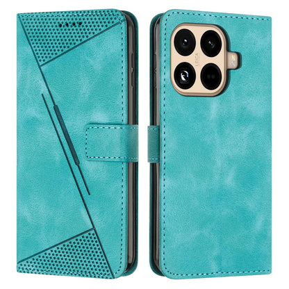 Xiaomi 15T Pro Dream Triangle Leather Wallet Phone Case with Lanyard, Card Slot, Cash Compartment, Foldable Kickstand, Shockproof PU TPU Protective Cover