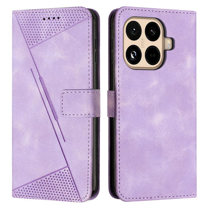 Xiaomi 15T Pro Dream Triangle Leather Wallet Phone Case with Lanyard, Card Slot, Cash Compartment, Foldable Kickstand, Shockproof PU TPU Protective Cover