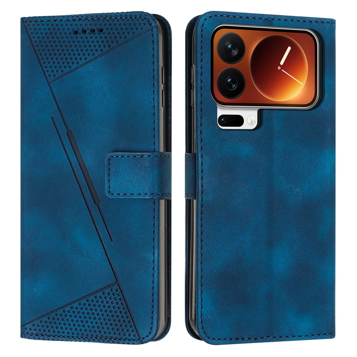 Xiaomi 17 Pro Max Dream Triangle Leather Wallet Phone Case with Lanyard, Card Slot, Cash Compartment, Foldable Kickstand, Shockproof PU TPU Protective Cover