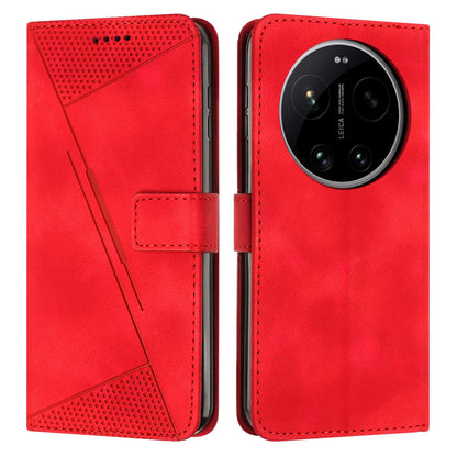Xiaomi 17 Ultra Dream Triangle Leather Wallet Phone Case with Lanyard, Card Slot, Cash Compartment, Foldable Kickstand, Shockproof PU TPU Protective Cover