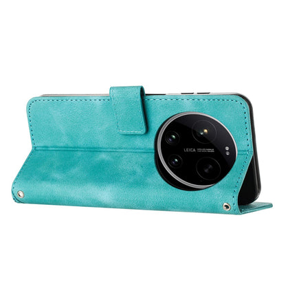 Xiaomi 17 Ultra Dream Triangle Leather Wallet Phone Case with Lanyard, Card Slot, Cash Compartment, Foldable Kickstand, Shockproof PU TPU Protective Cover