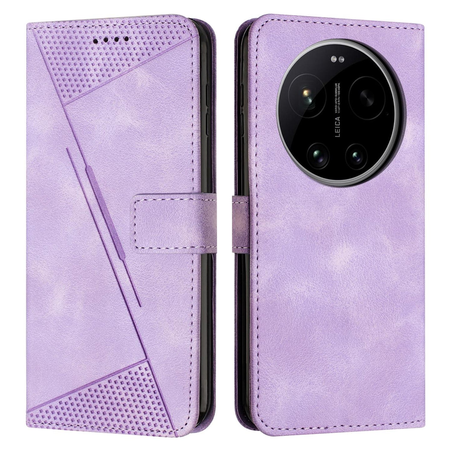 Xiaomi 17 Ultra Dream Triangle Leather Wallet Phone Case with Lanyard, Card Slot, Cash Compartment, Foldable Kickstand, Shockproof PU TPU Protective Cover