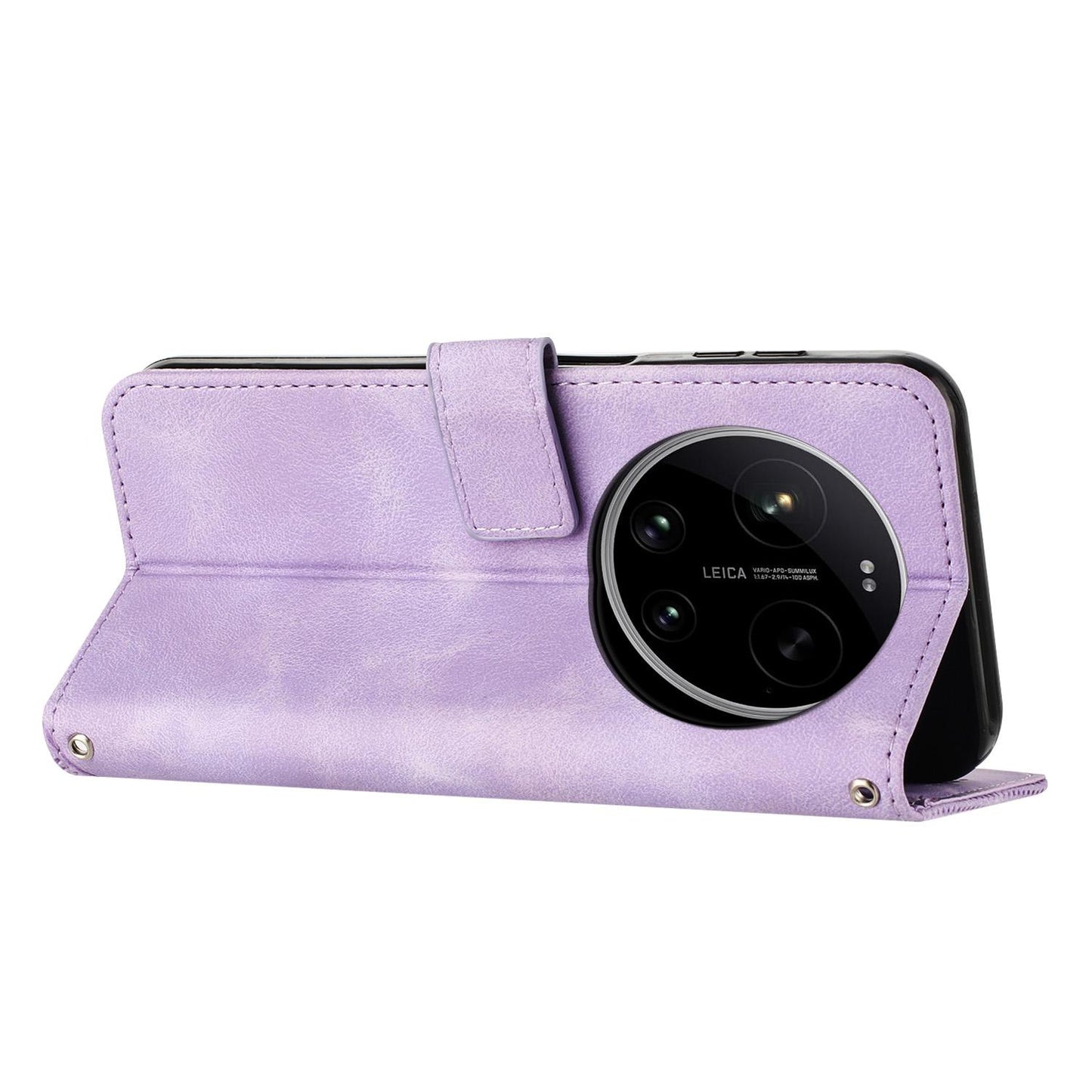 Xiaomi 17 Ultra Dream Triangle Leather Wallet Phone Case with Lanyard, Card Slot, Cash Compartment, Foldable Kickstand, Shockproof PU TPU Protective Cover