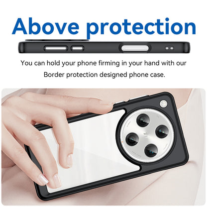 OPPO Find X8 Pro Acrylic Hybrid TPU Protective Phone Case, Colourful Series Shockproof Cover