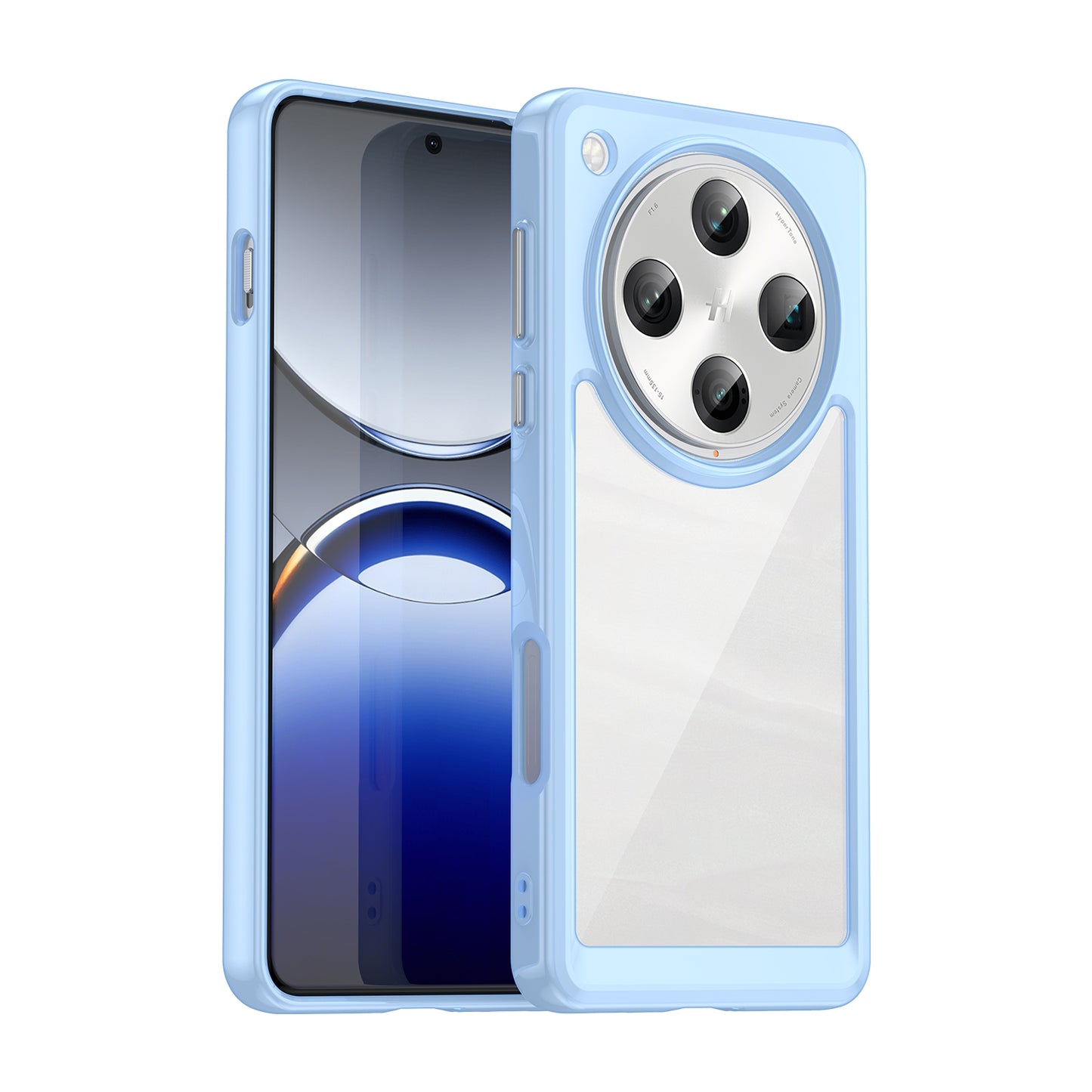 OPPO Find X8 Pro Acrylic Hybrid TPU Protective Phone Case, Colourful Series Shockproof Cover