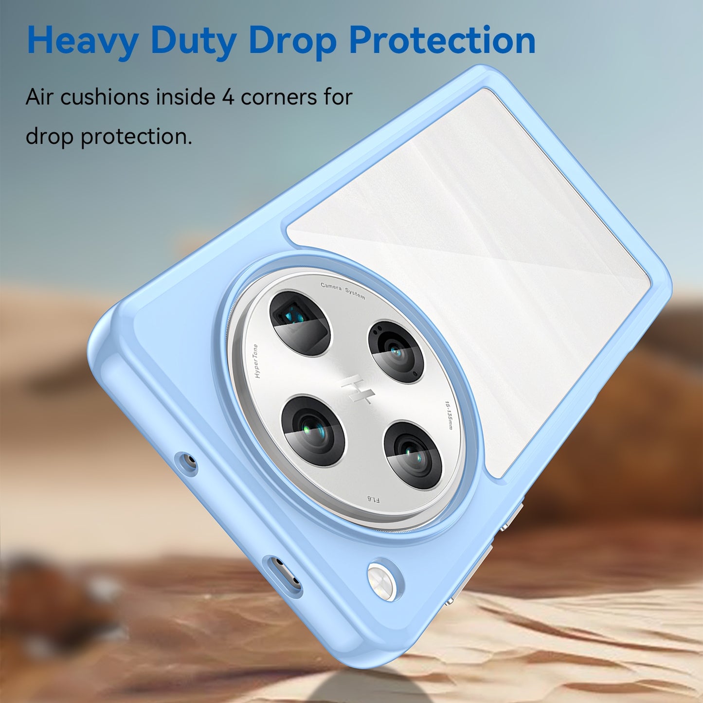 OPPO Find X8 Pro Acrylic Hybrid TPU Protective Phone Case, Colourful Series Shockproof Cover