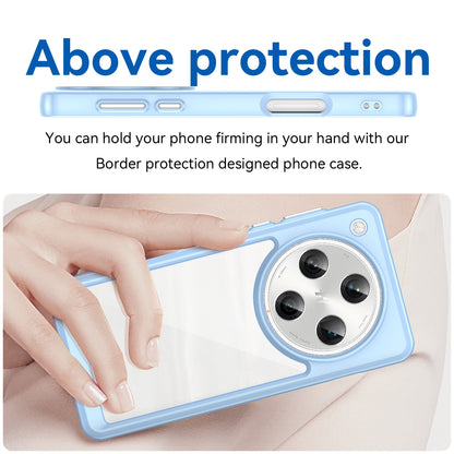 OPPO Find X8 Pro Acrylic Hybrid TPU Protective Phone Case, Colourful Series Shockproof Cover