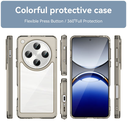 OPPO Find X8 Pro Acrylic Hybrid TPU Protective Phone Case, Colourful Series Shockproof Cover
