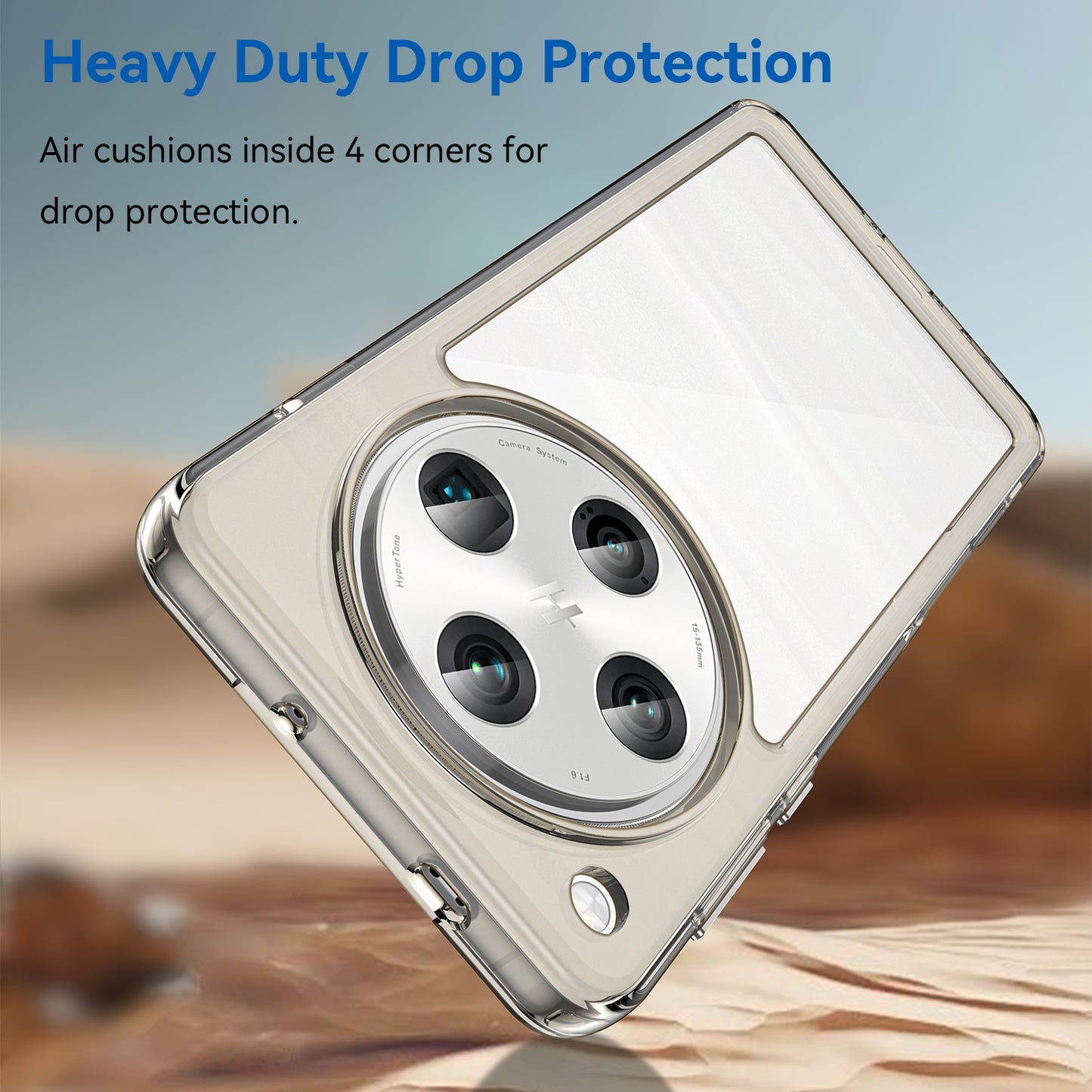 OPPO Find X8 Pro Acrylic Hybrid TPU Protective Phone Case, Colourful Series Shockproof Cover