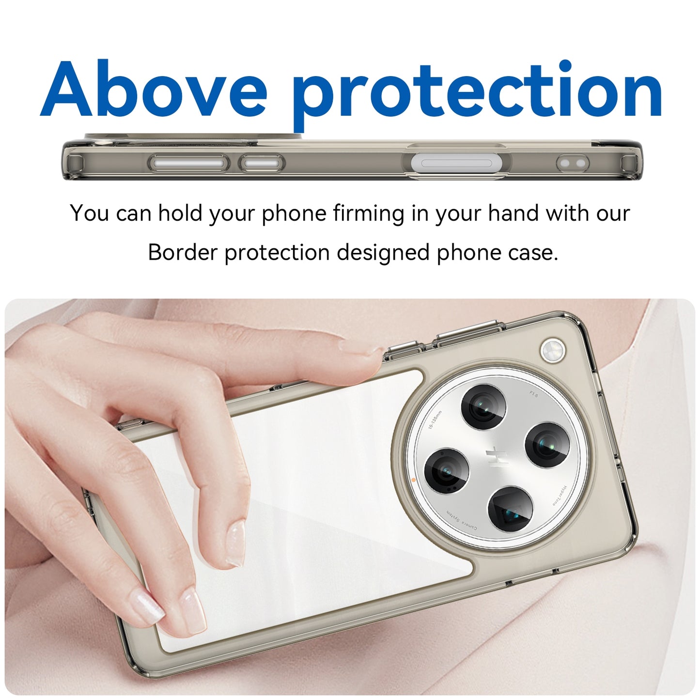 OPPO Find X8 Pro Acrylic Hybrid TPU Protective Phone Case, Colourful Series Shockproof Cover