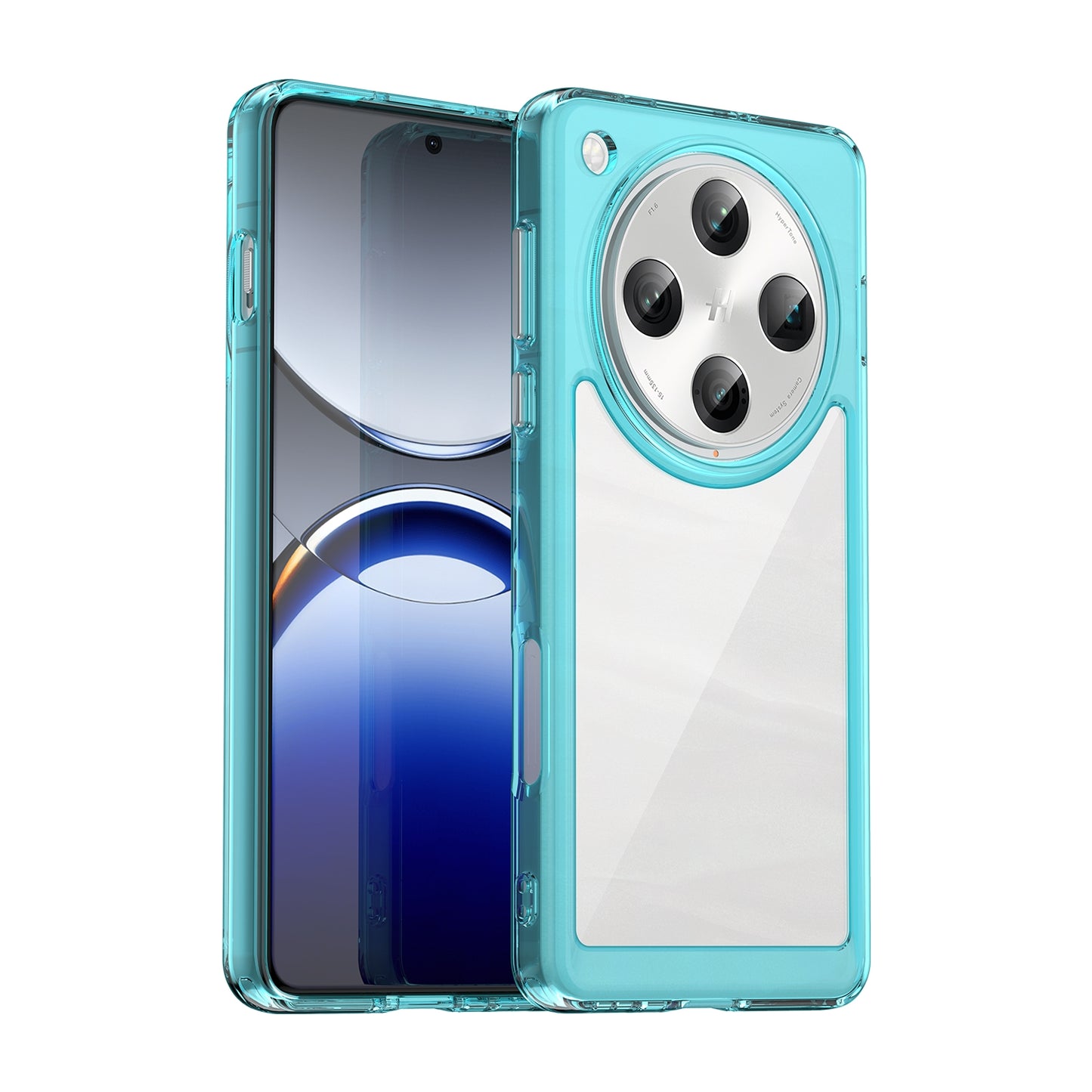 OPPO Find X8 Pro Acrylic Hybrid TPU Protective Phone Case, Colourful Series Shockproof Cover