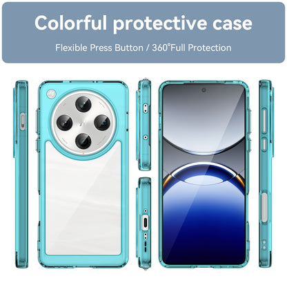 OPPO Find X8 Pro Acrylic Hybrid TPU Protective Phone Case, Colourful Series Shockproof Cover