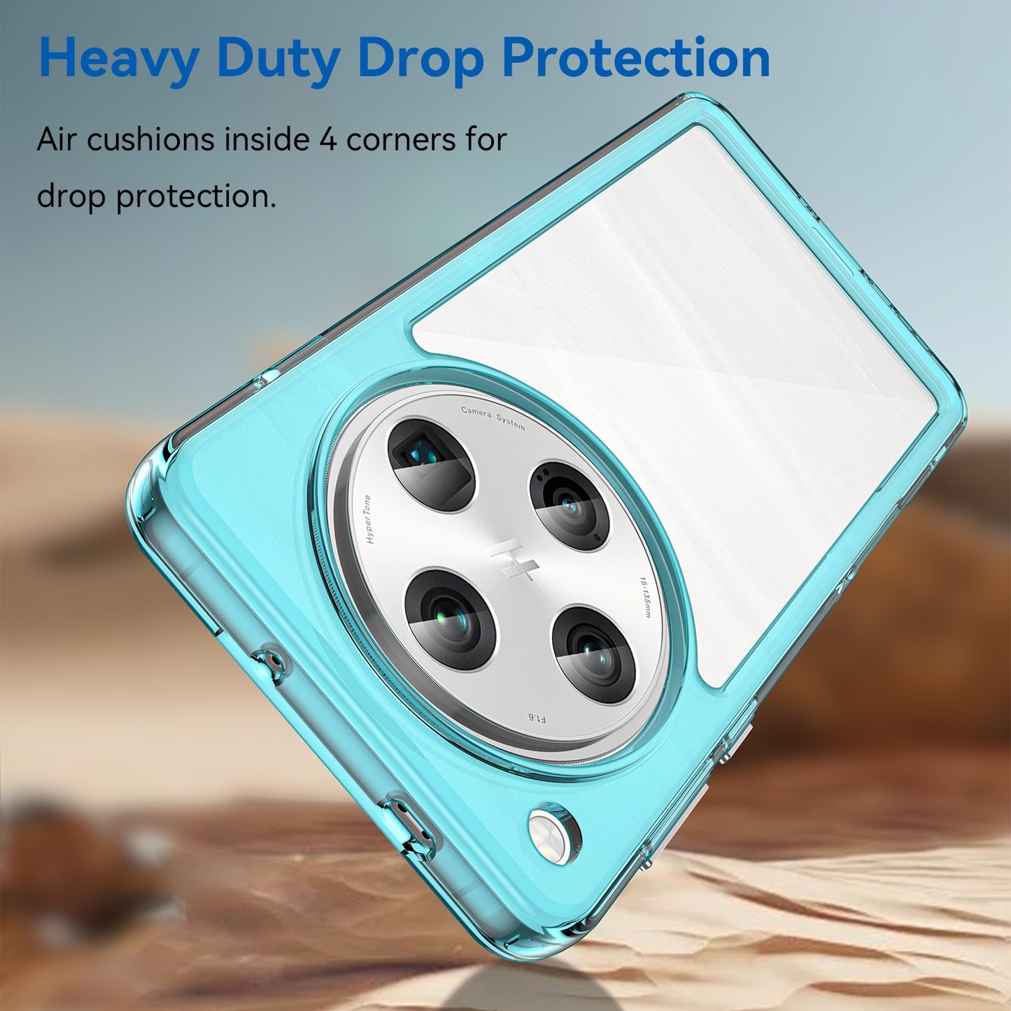 OPPO Find X8 Pro Acrylic Hybrid TPU Protective Phone Case, Colourful Series Shockproof Cover