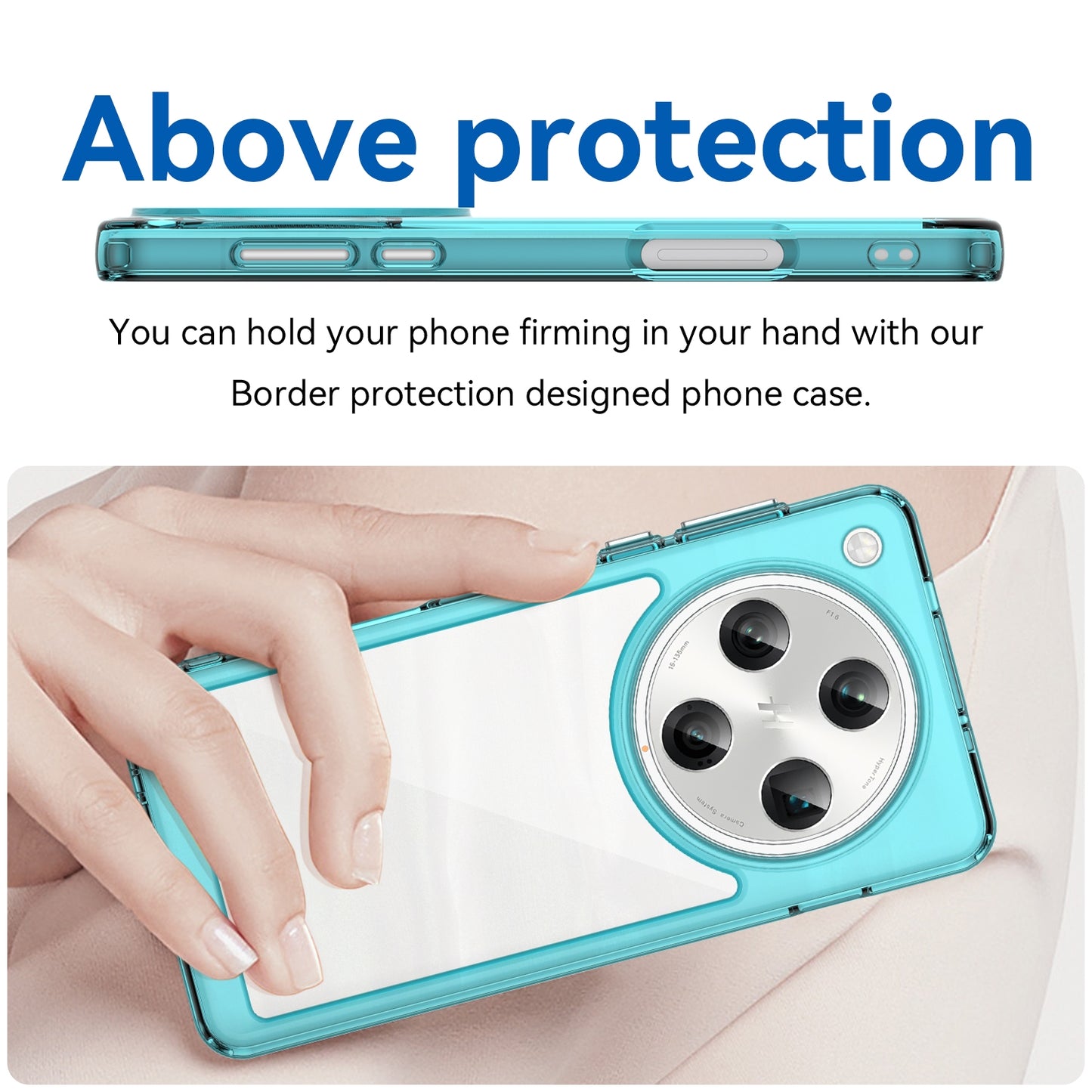 OPPO Find X8 Pro Acrylic Hybrid TPU Protective Phone Case, Colourful Series Shockproof Cover