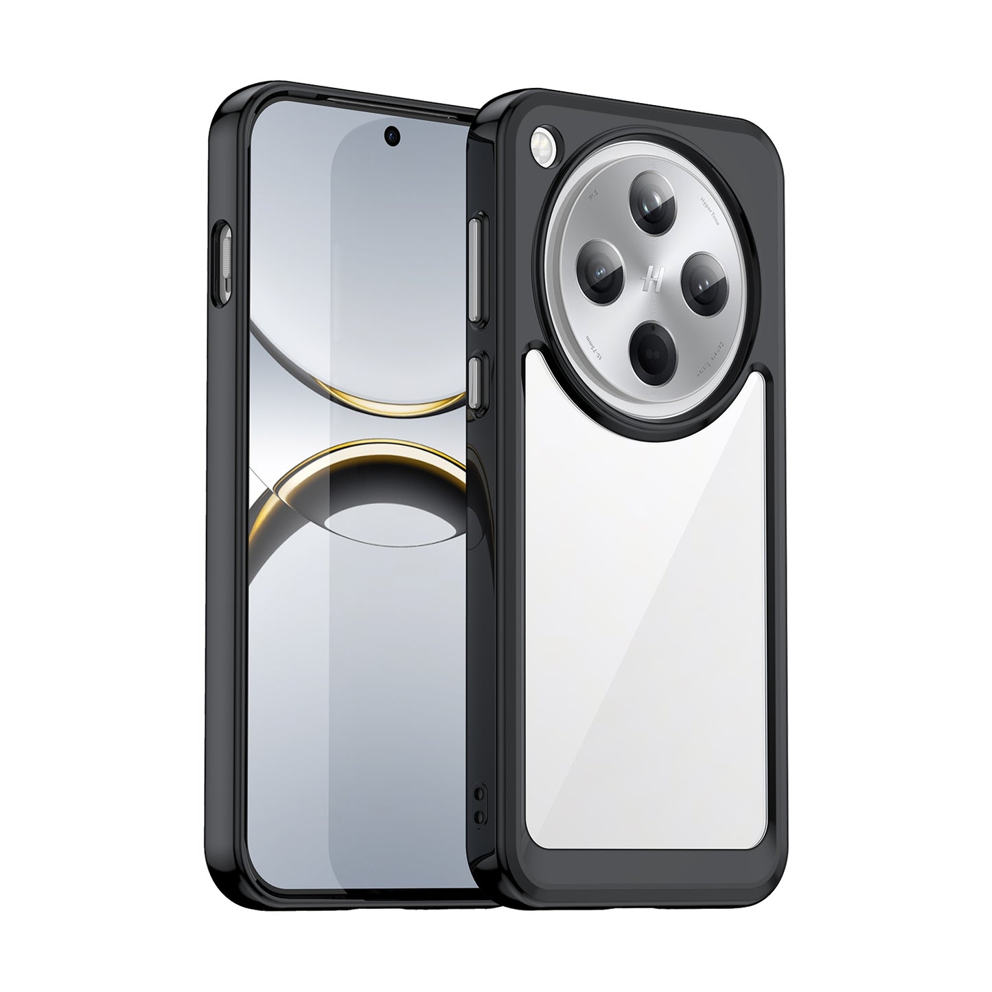 OPPO Find X8 Acrylic Hybrid TPU Protective Phone Case, Colourful Series Shockproof Cover