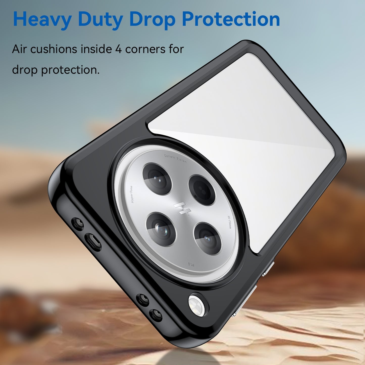 OPPO Find X8 Acrylic Hybrid TPU Protective Phone Case, Colourful Series Shockproof Cover