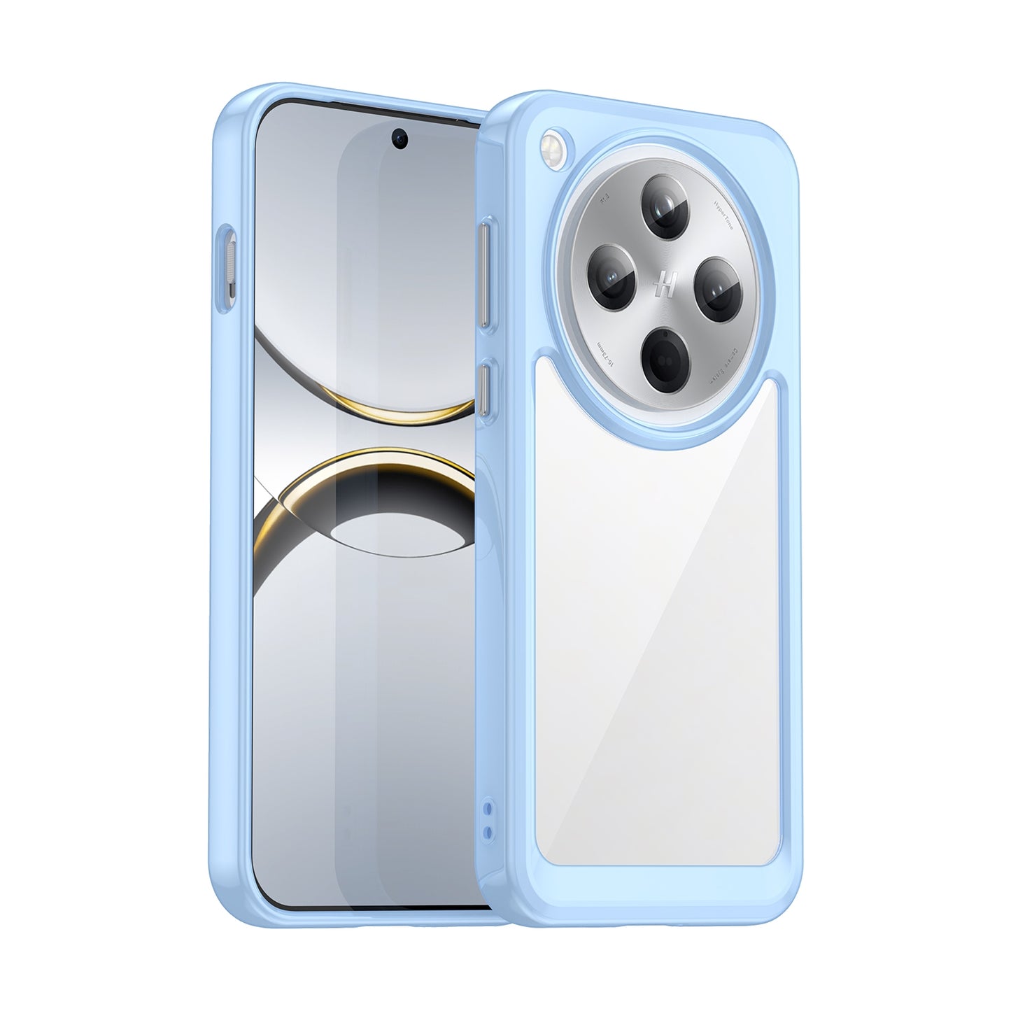 OPPO Find X8 Acrylic Hybrid TPU Protective Phone Case, Colourful Series Shockproof Cover
