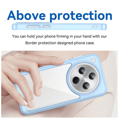 OPPO Find X8 Acrylic Hybrid TPU Protective Phone Case, Colourful Series Shockproof Cover