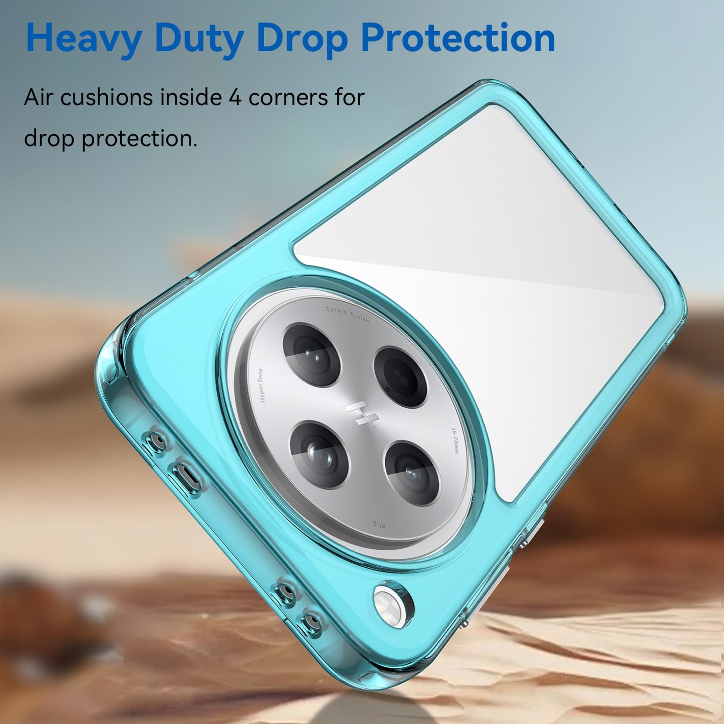 OPPO Find X8 Acrylic Hybrid TPU Protective Phone Case, Colourful Series Shockproof Cover