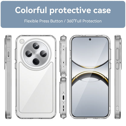 OPPO Find X8 Acrylic Hybrid TPU Protective Phone Case, Colourful Series Shockproof Cover