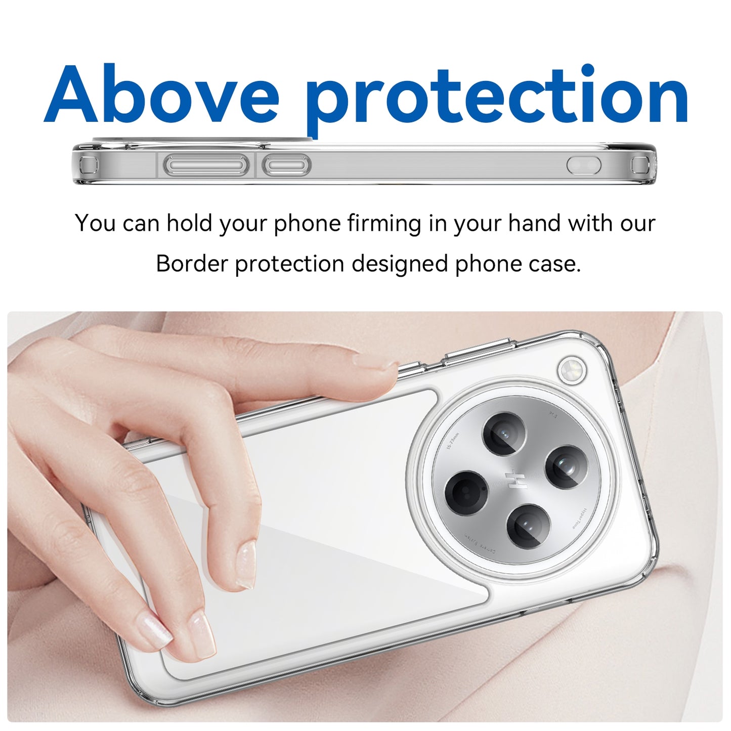 OPPO Find X8 Acrylic Hybrid TPU Protective Phone Case, Colourful Series Shockproof Cover