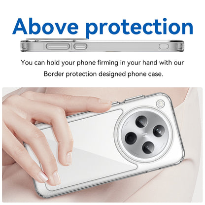 OPPO Find X8 Acrylic Hybrid TPU Protective Phone Case, Colourful Series Shockproof Cover