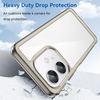 OPPO A60 Acrylic Hybrid TPU Protective Phone Case, Colourful Series Shockproof Cover
