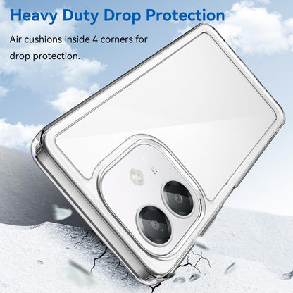 OPPO A40 Acrylic Hybrid TPU Protective Phone Case, Colourful Series Shockproof Cover