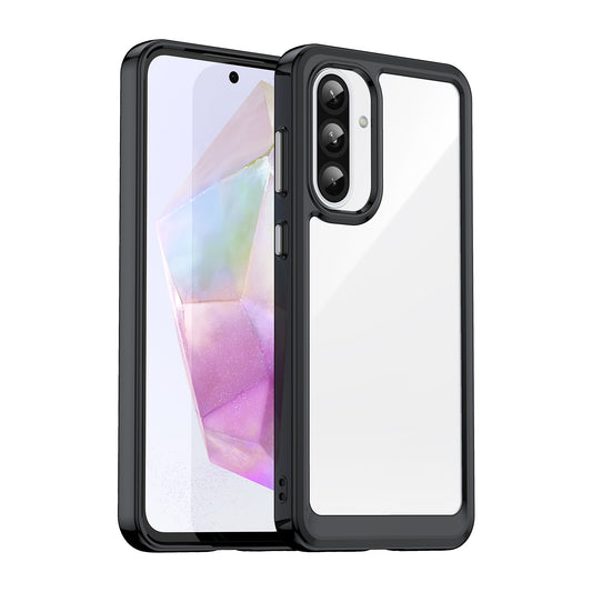 Samsung Galaxy A56 5G Acrylic Hybrid TPU Protective Phone Case, Colourful Series Shockproof Cover