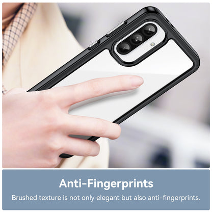 Samsung Galaxy A56 5G Acrylic Hybrid TPU Protective Phone Case, Colourful Series Shockproof Cover