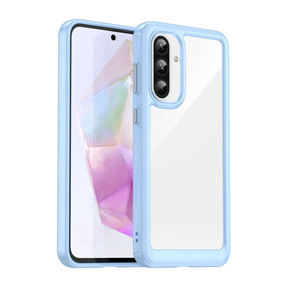 Samsung Galaxy A56 5G Acrylic Hybrid TPU Protective Phone Case, Colourful Series Shockproof Cover