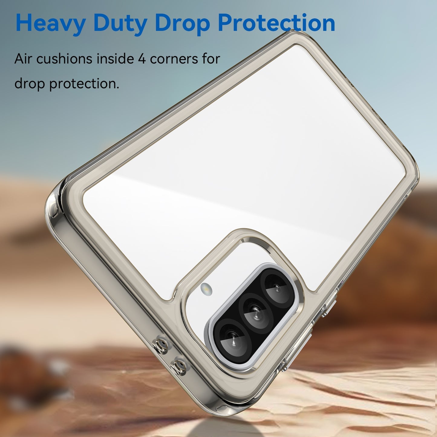 Samsung Galaxy A56 5G Acrylic Hybrid TPU Protective Phone Case, Colourful Series Shockproof Cover