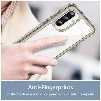 Samsung Galaxy A56 5G Acrylic Hybrid TPU Protective Phone Case, Colourful Series Shockproof Cover