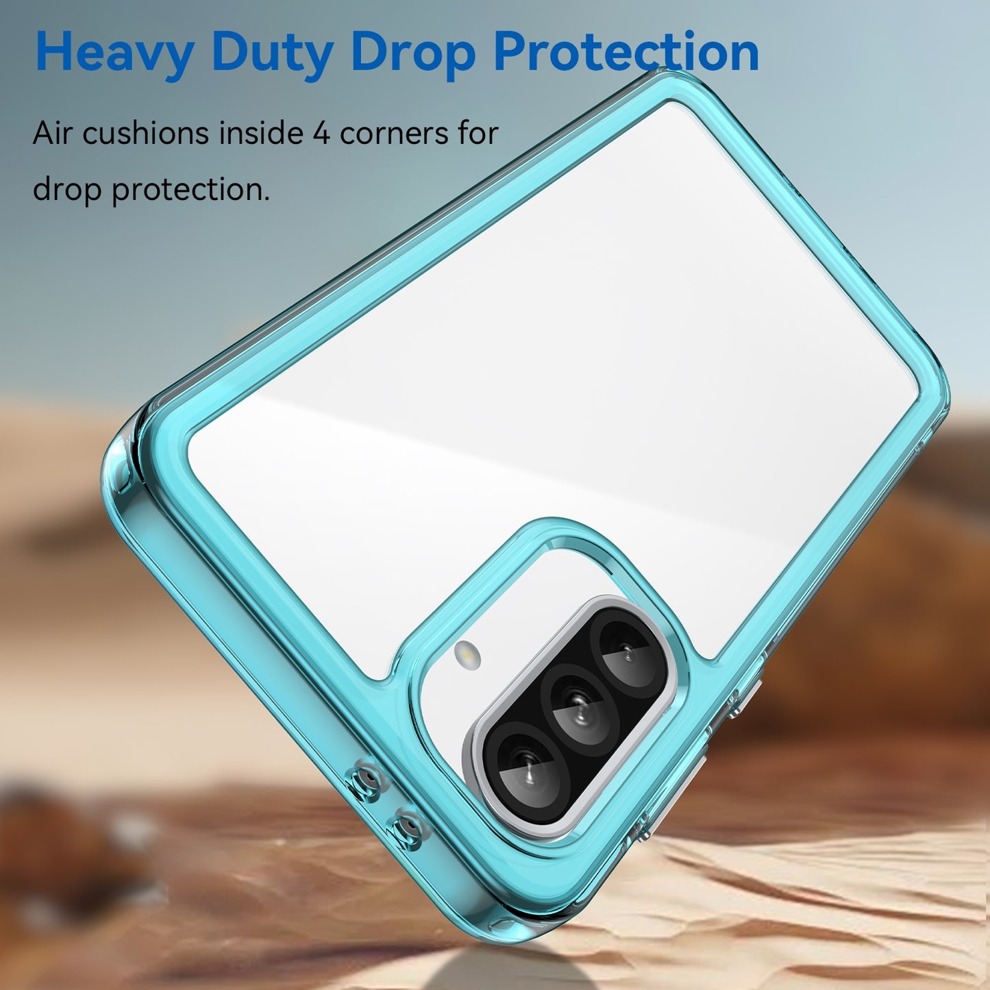 Samsung Galaxy A56 5G Acrylic Hybrid TPU Protective Phone Case, Colourful Series Shockproof Cover