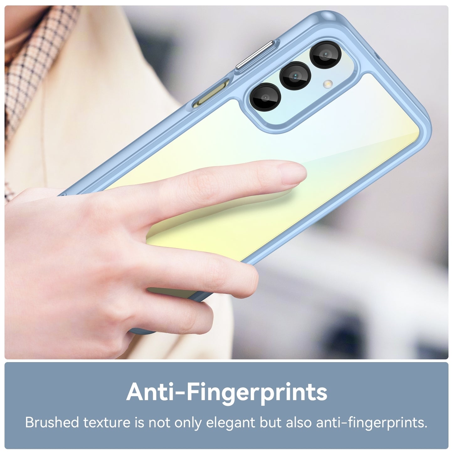 Samsung Galaxy A26 5G Acrylic Hybrid TPU Protective Phone Case, Colourful Series Shockproof Cover