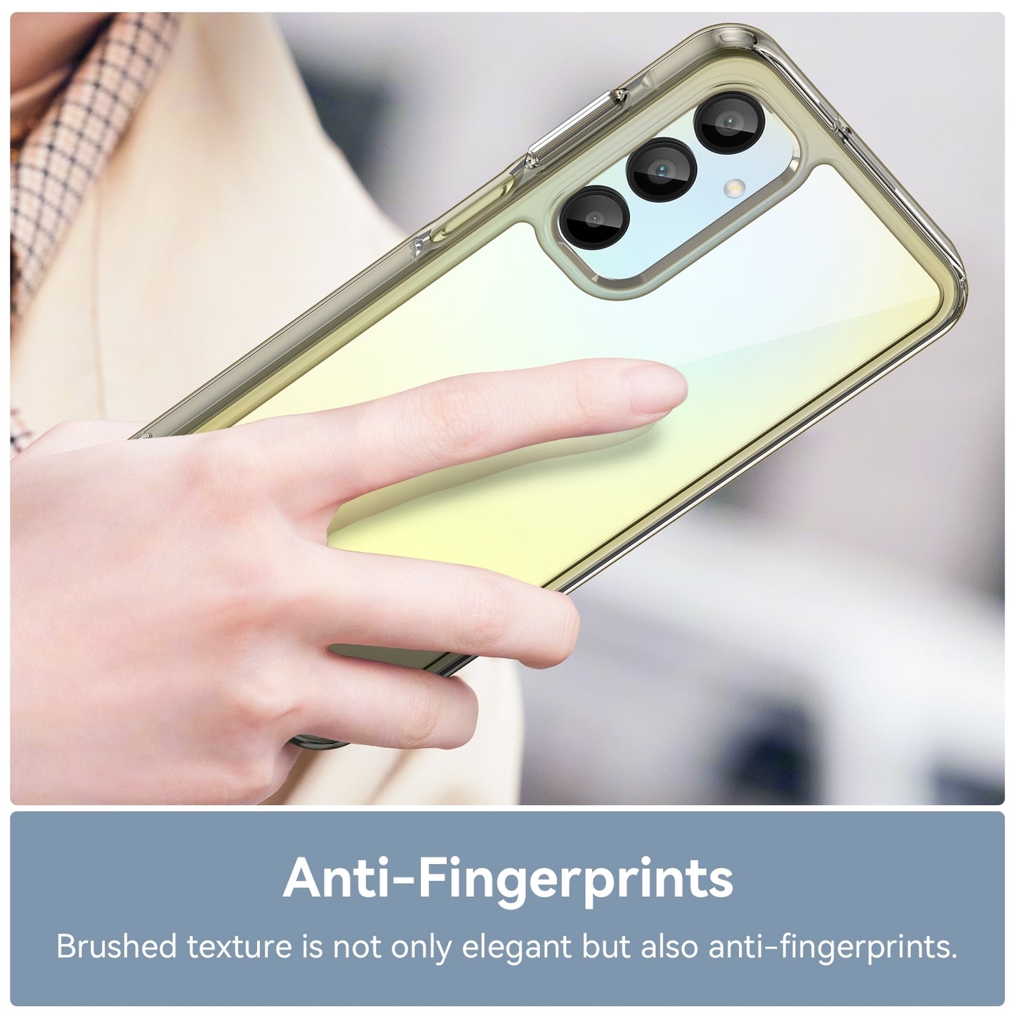 Samsung Galaxy A26 5G Acrylic Hybrid TPU Protective Phone Case, Colourful Series Shockproof Cover